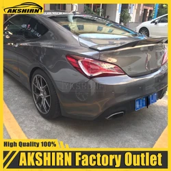 or Hyundai Genesis Coupe spoiler 2009 10 11 12 year glossy carbon fiber/FRP rear wing R style spoiler accessories