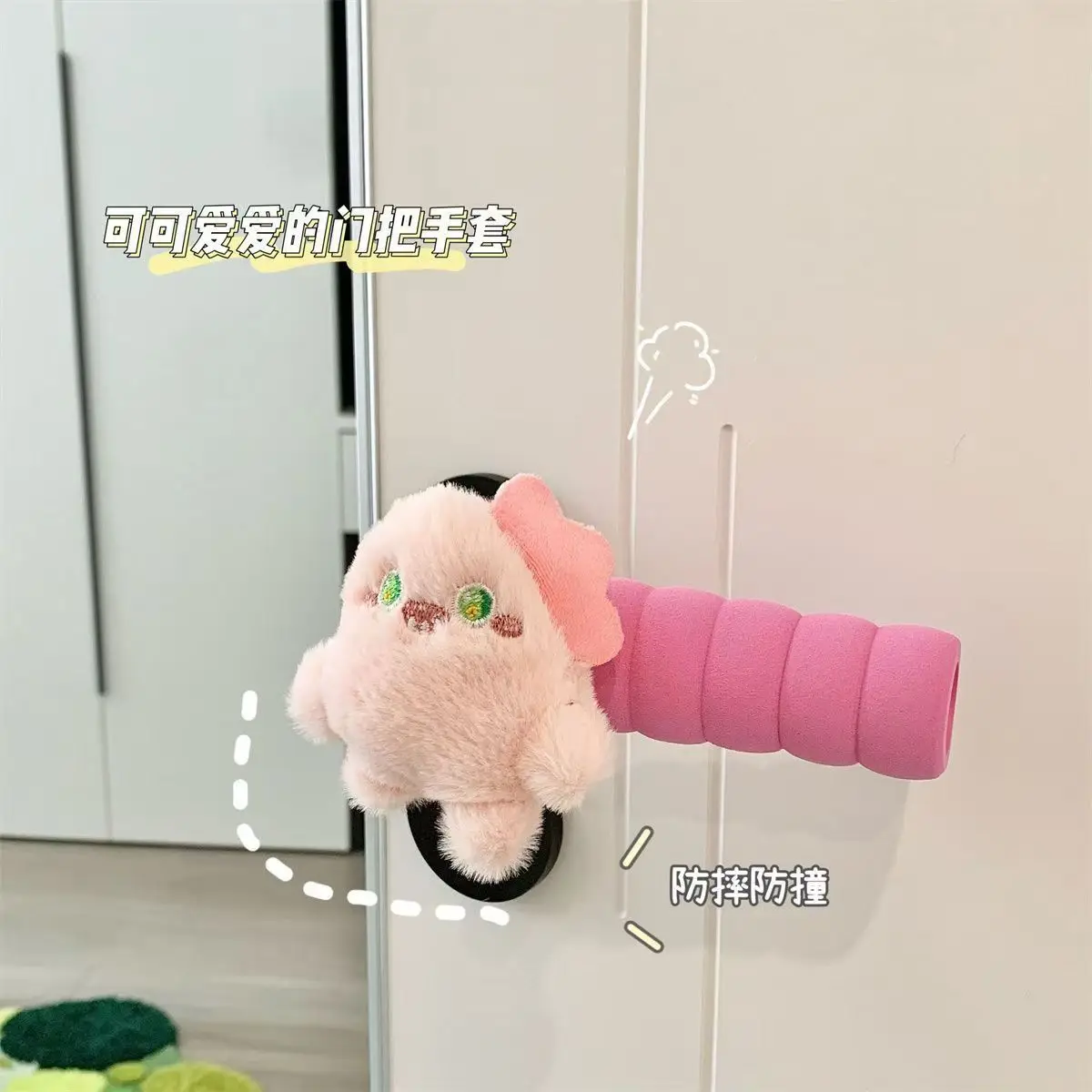 Sanrio Hello Kitty Handle Protector Anime Winter Antifreeze Hands Cartoon My Melody Home Room Antistatic Decoration Toys Gifts image 3