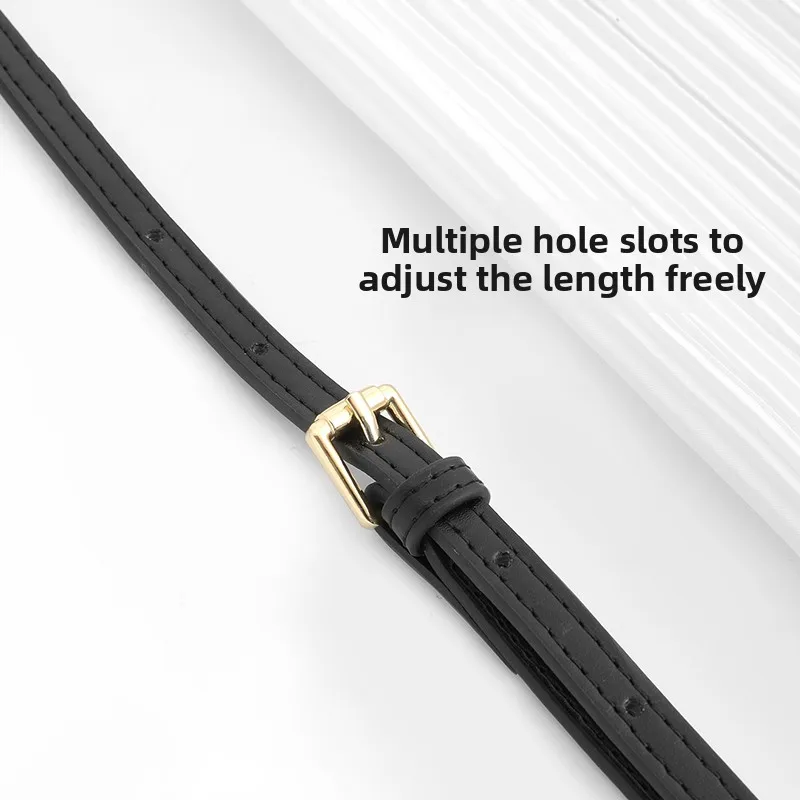 Black bag crossbody shoulder strap for City 15 mini tote bag shoulder strap durable fashion bag modification bag accessories