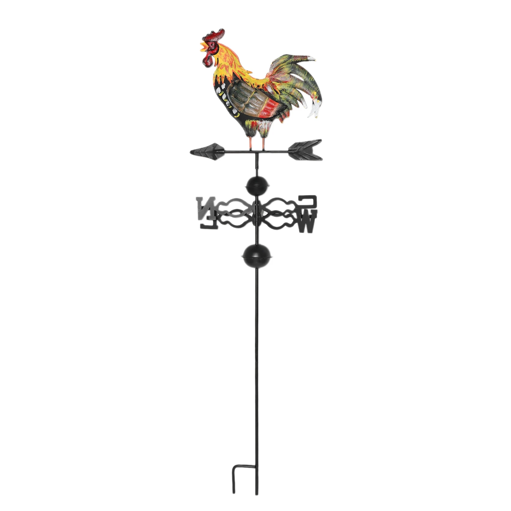 Metal Weather Vane with Rooster Ornament Wind Vane Weather Vain for Roof Weather Vanes for Roofs Rooster