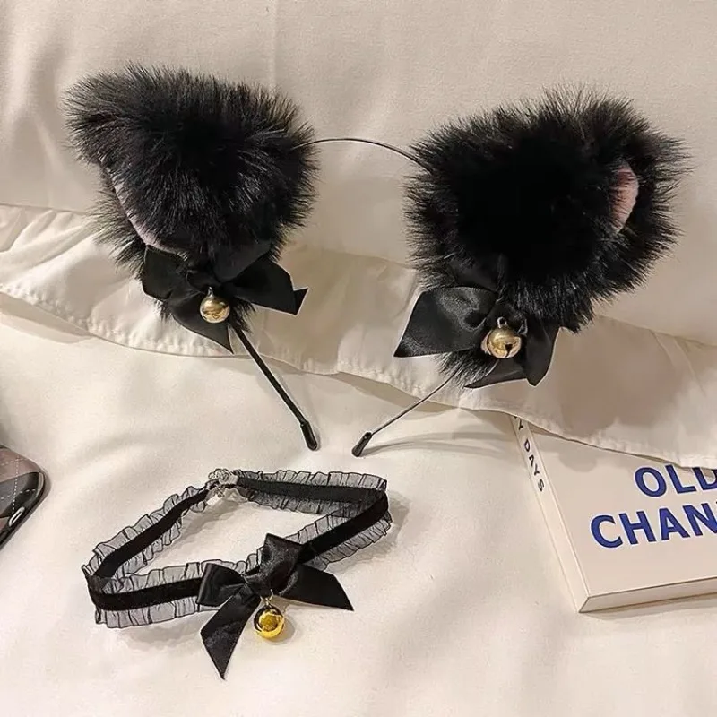 

Cosplay Fun Accessories Black and White Lace Jewelry Necklace Lolita Clothing Matching Exquisite and Charming Vitality