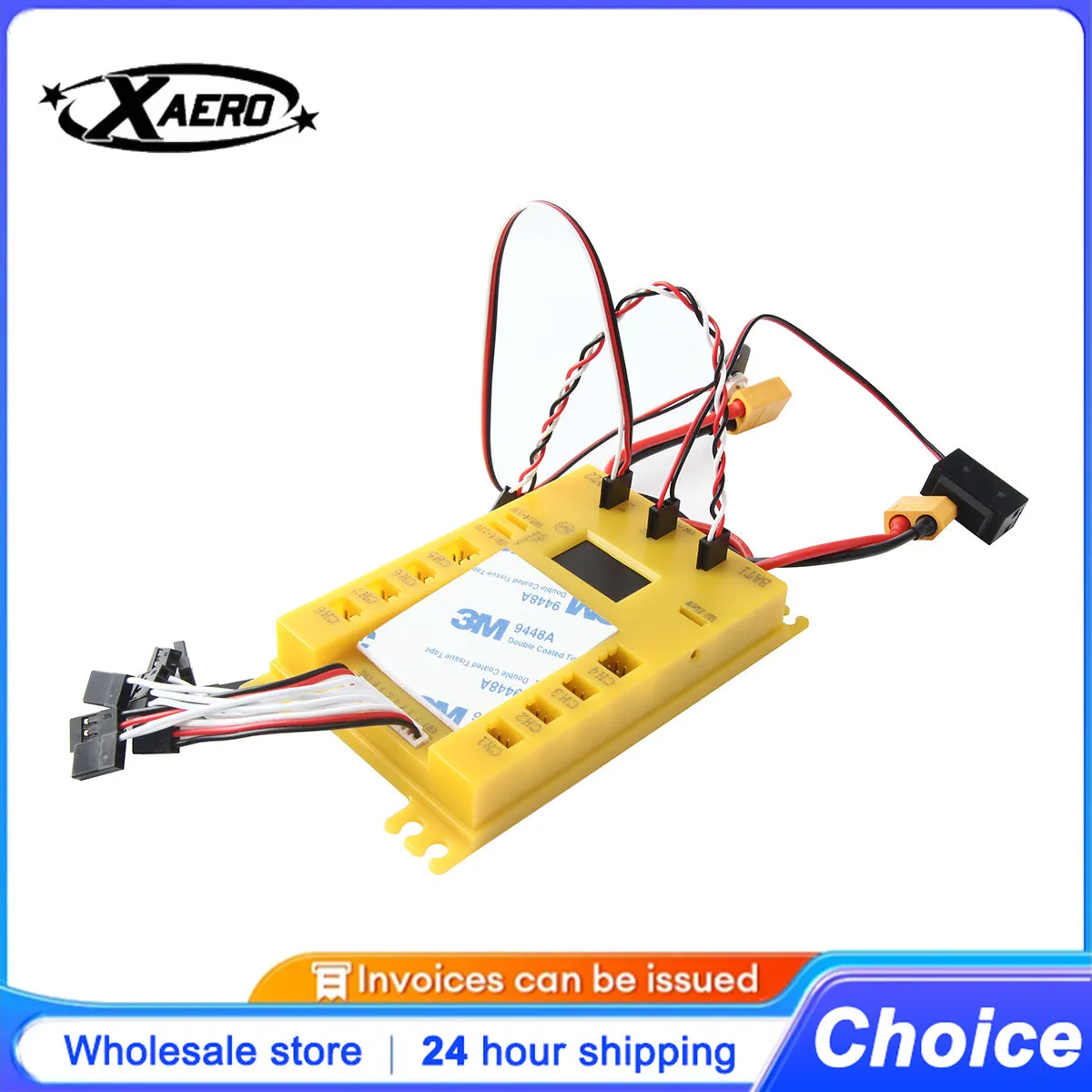 

RCCSKJ Servo Section Board DP UBEC 4.8-9.7V Mini Power w/ Dual Input for RC Model