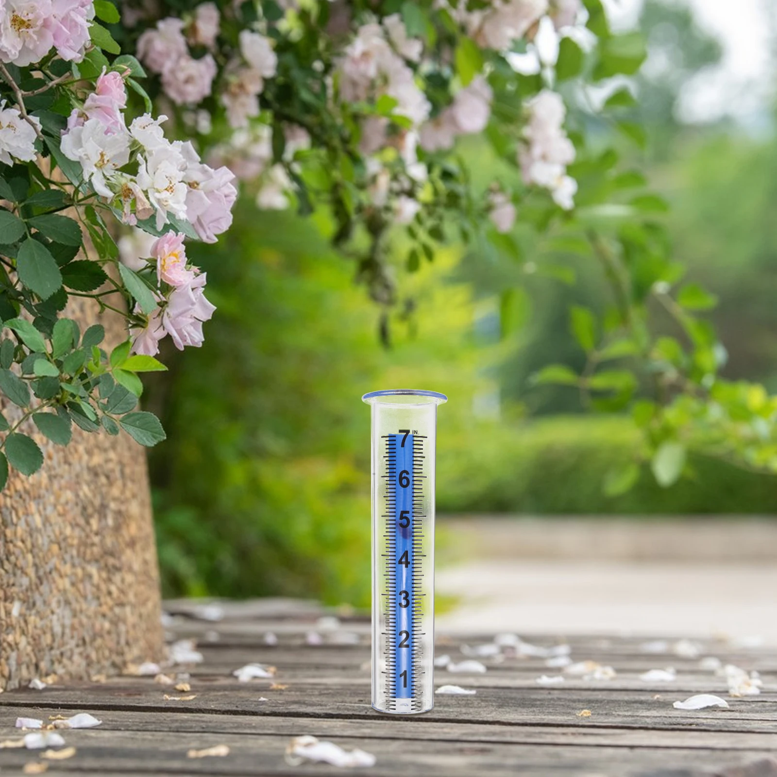 

4pcs Outdoor Rain Gauge Transparent Plastic Replacement Tube For Lawn Yard Garden Irrigation Accurate Water Measurement Durable