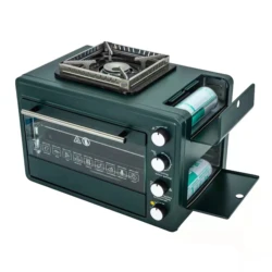 Home Multifunctional Outdoor Gas Pizza Oven Gas Stove 2-in-1 Box Oven Portable Small Baking Oven