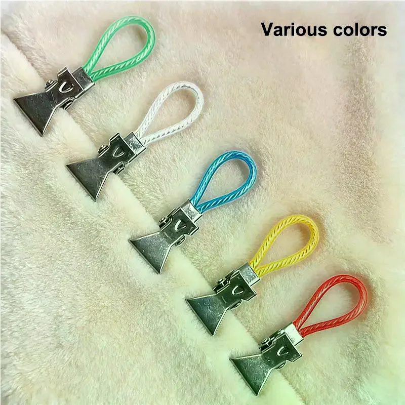Colorful Rope Towel Clips Stainless Steel Hooks Clips Multi-function TeaTowel ShowerCurtain Clips ForLivingRoom Kitchen Bathroom