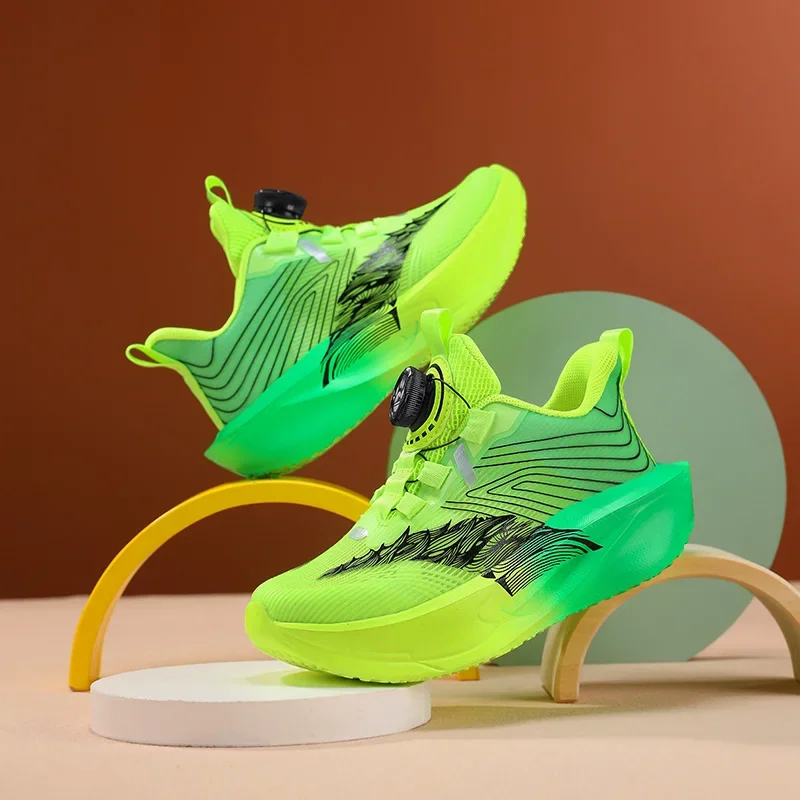 

Quick-drying Anti-sweat Kids Sneakers Summer Mesh Upper Anti-wear Sole Anti-slip Footwear for Outdoor Group Activities