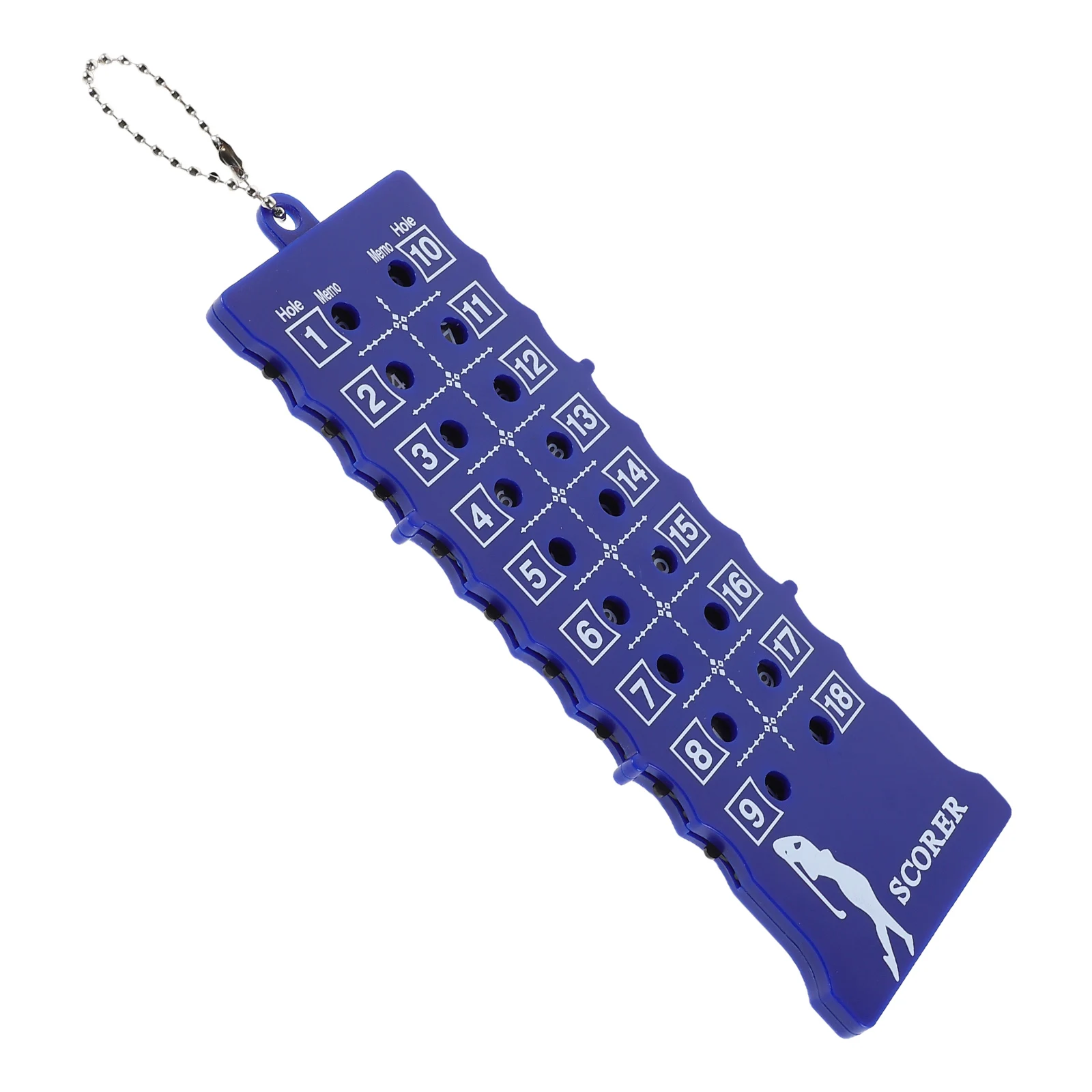 

Golf Scorer Fun Golf-inspired Card Game Elements Portable Plastic Club Zeroable Scorekeeper