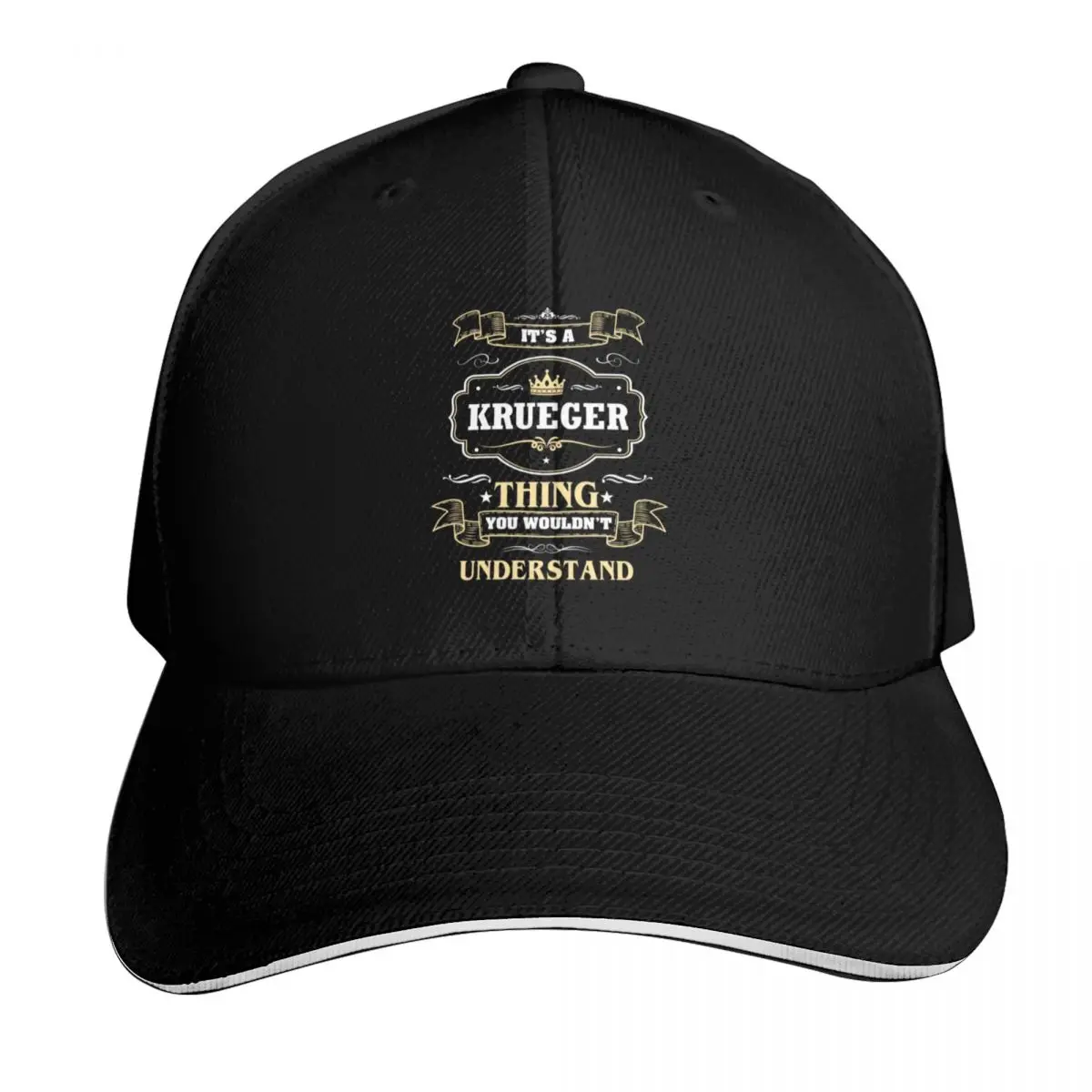 It Is A Krueger Thing You Wouldn't Understand Krueger Name Shirt Baseball Cap Men Women Casual Summer Sport Sun Cap