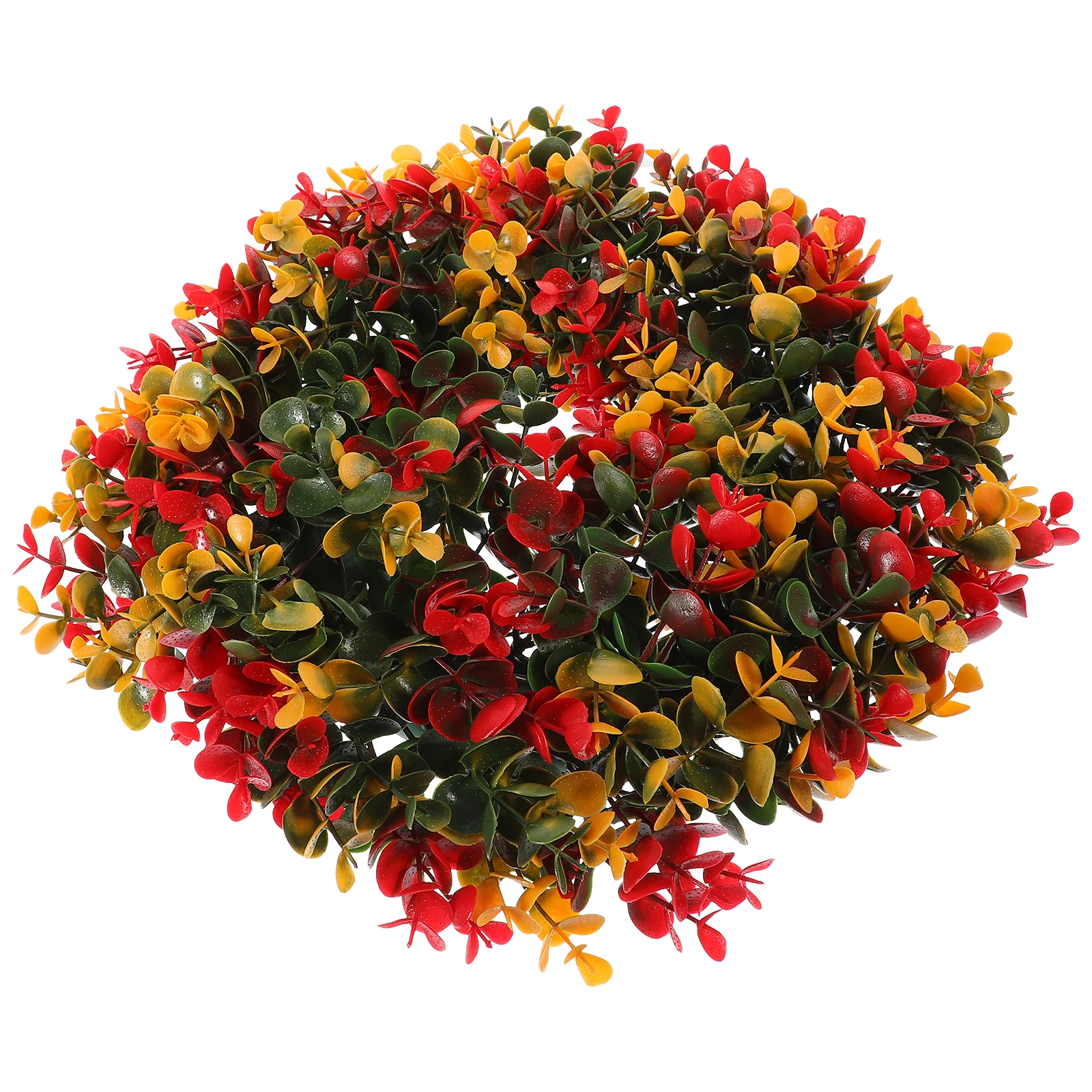 

Christmas Wreath Decoration Form Decorative Outdoor Artificial Wreaths Plastic Front