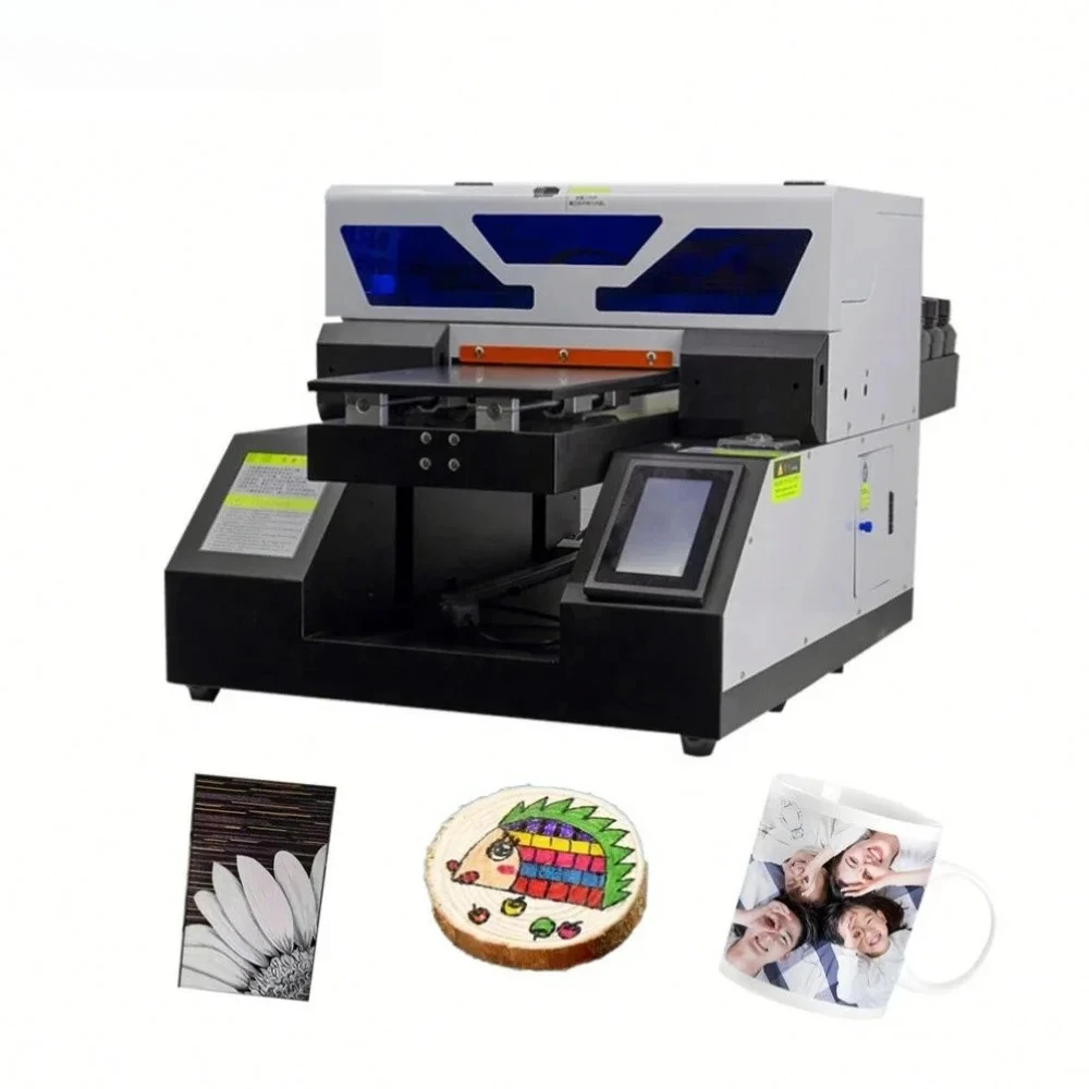 A3 UV Printer UV DTG Printer T Shirt Printer Automatic UV Flatbed  Garment Printing For Phone Case Wood Glass Metal