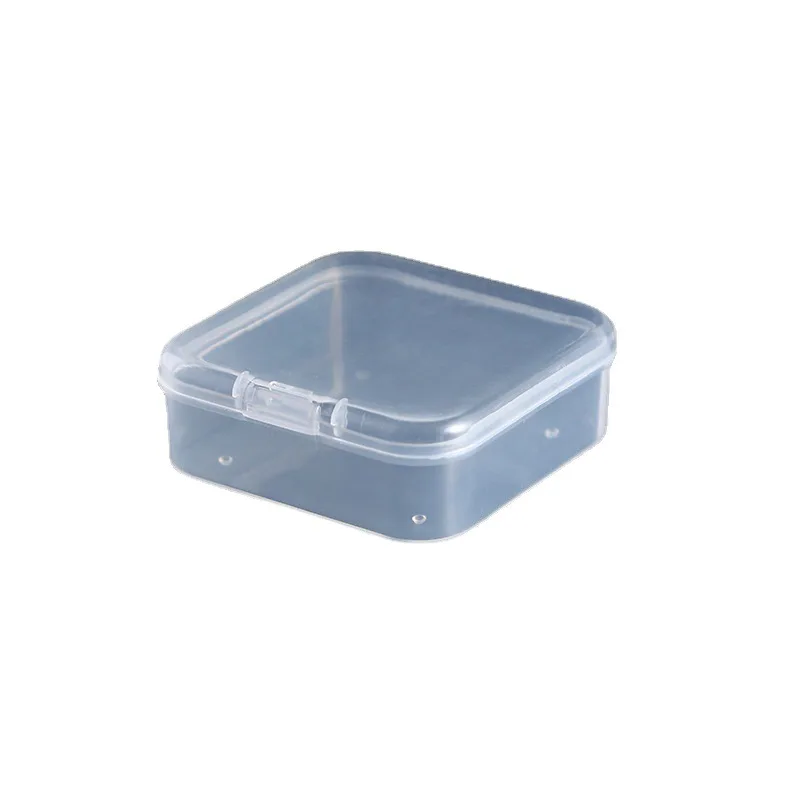 Mini Plastic Box Rectangular Box Translucent Box Packing Box Storage Box Dustproof Durable Strong Jewelry Storage Case Container