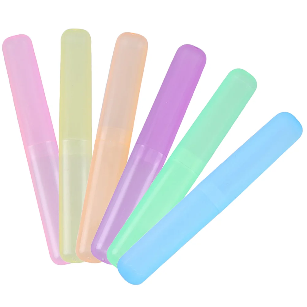 

Toothbrush Carrier Case Toothbrushes Boxes Portable Travel Container Outdoor Toothbrush Organizer