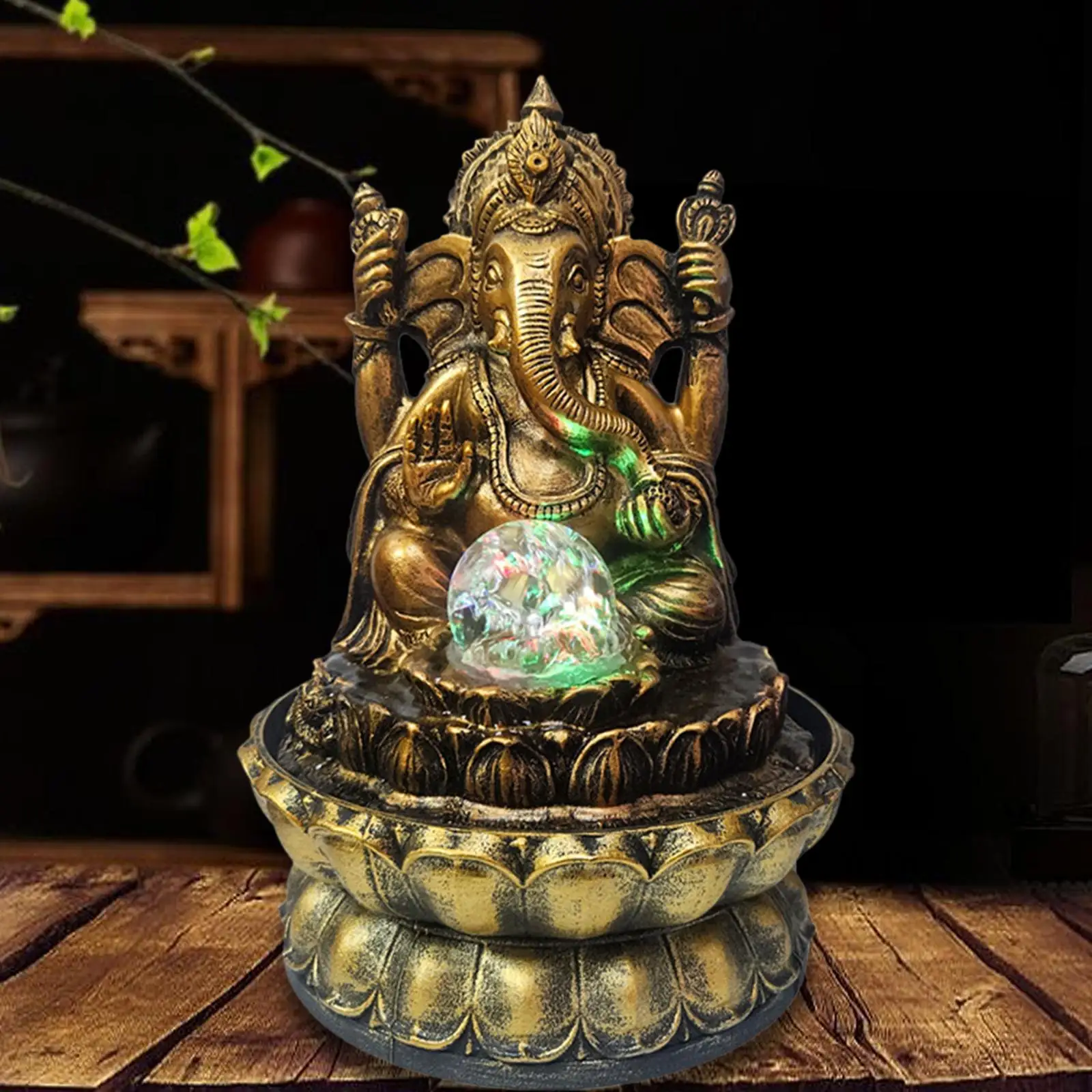 

Статуя водяной фонтан индуическая статуя для сада двора