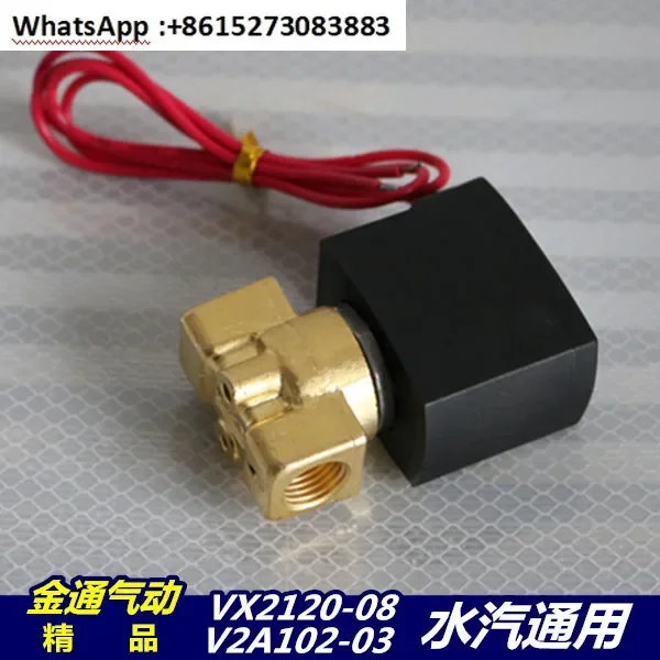 High quality small direct acting two-way solenoid valve V2A102-03 2 water distribution valve VX2120-08 air valve