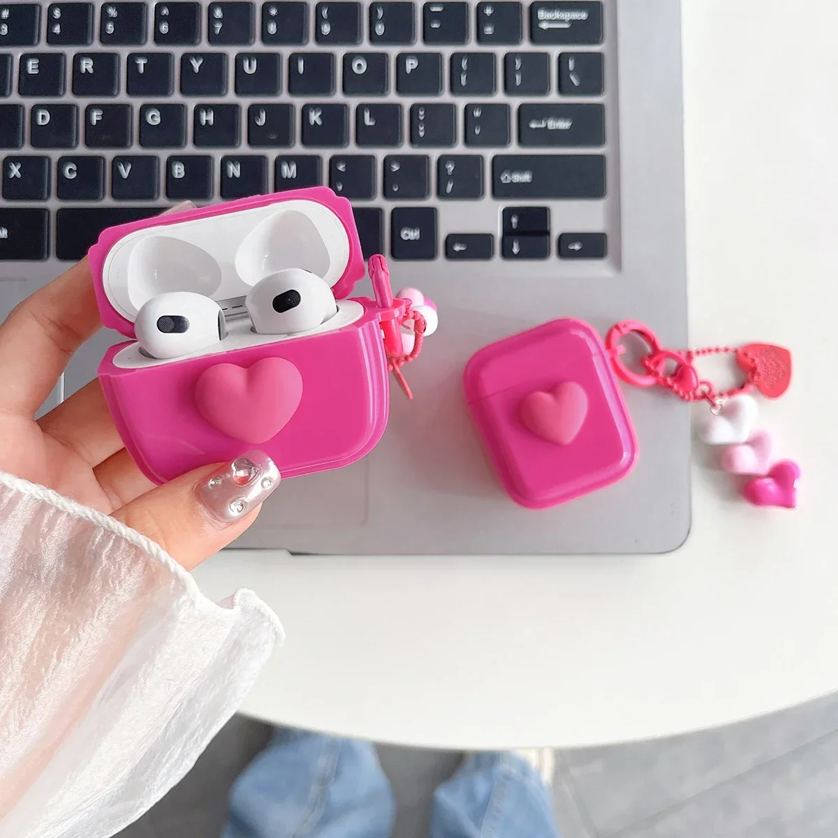 cartoon headphone case for iphone AirPods 1/2 AirPods Pro/AirPods Pro 2/AirPods 3 Headphone case with hanger