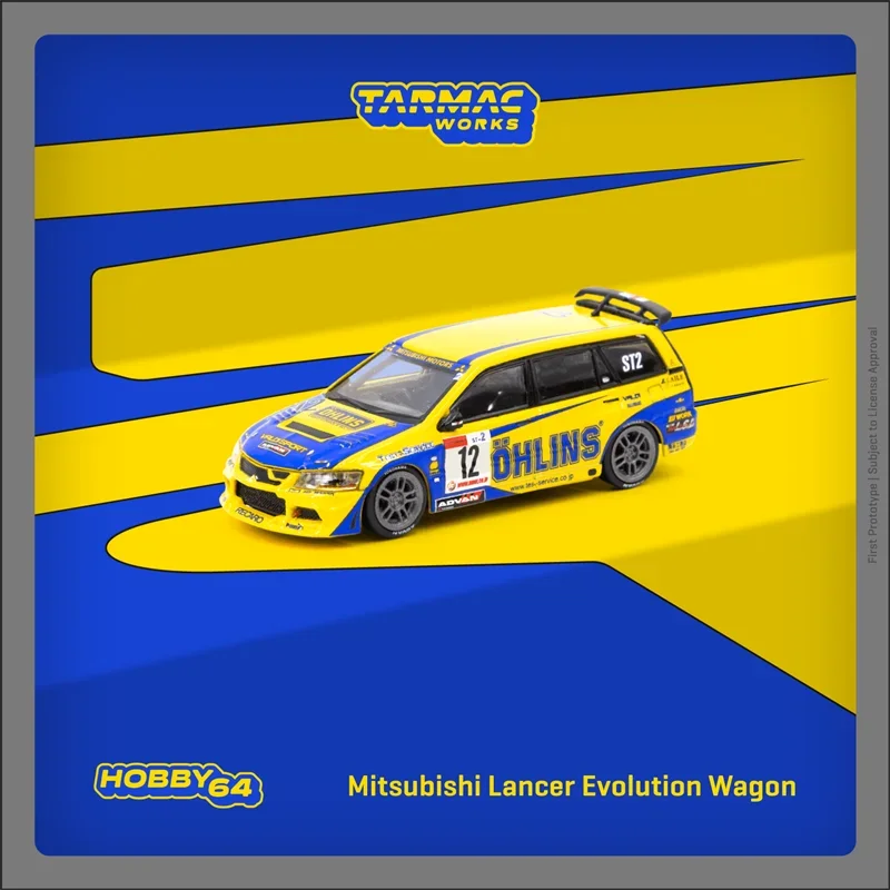 

Tarmac работает 1:64 Lancer Evolution Wagon Super Taikyu Series 2006 литая модель автомобиля