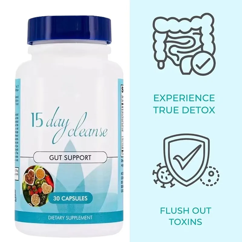 

1-5Bottles 15 Day Cleanse and Detox Supports Gut Health Improves Digestion Metabolism and Promotes Weight Management