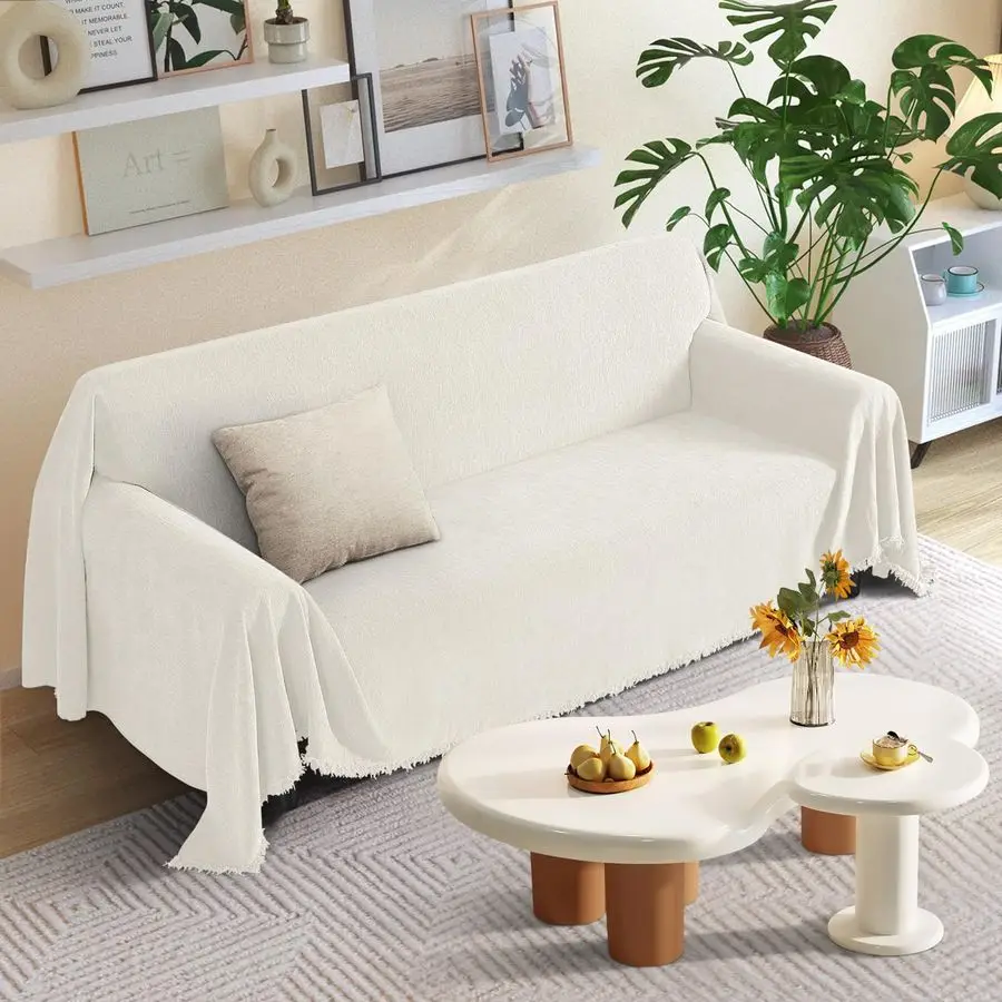 

Чехлы для диванов на 34 подушки, моющиеся, для секционных диванов, для собак, с бахромой, мягкие, для домашних животных