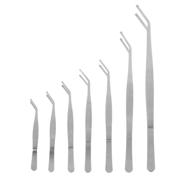 1Pc 7Size Szczypce do grilla Szczypce do żywności Klips do żywności Gadżety kuchenne Pęseta Churrasco ze stali nierdzewnej Klips Buffet BBQ Narzędzie restauracyjne