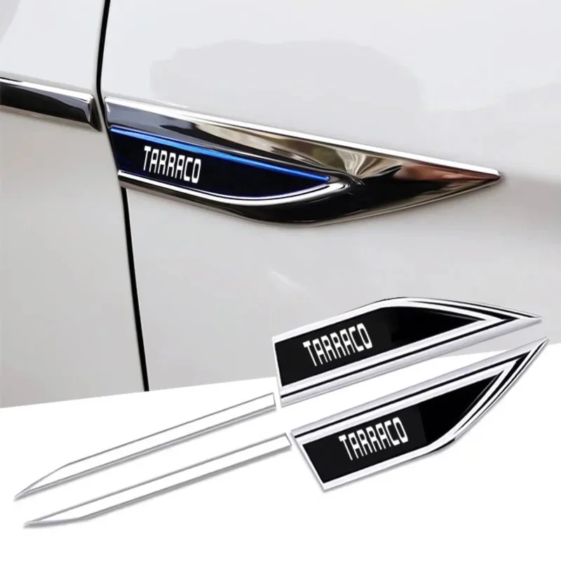 

Car Door Side Fender Blade Decal Sticker 3D Metal Car Body Protective Sticker For SEAT TARRACO