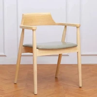 Wooden Vanity Dining Chair Nordic Salon Modern Ergonomic Dining Chair Luxury Office Pink Mesas De Restaurante Kitchen Furniture