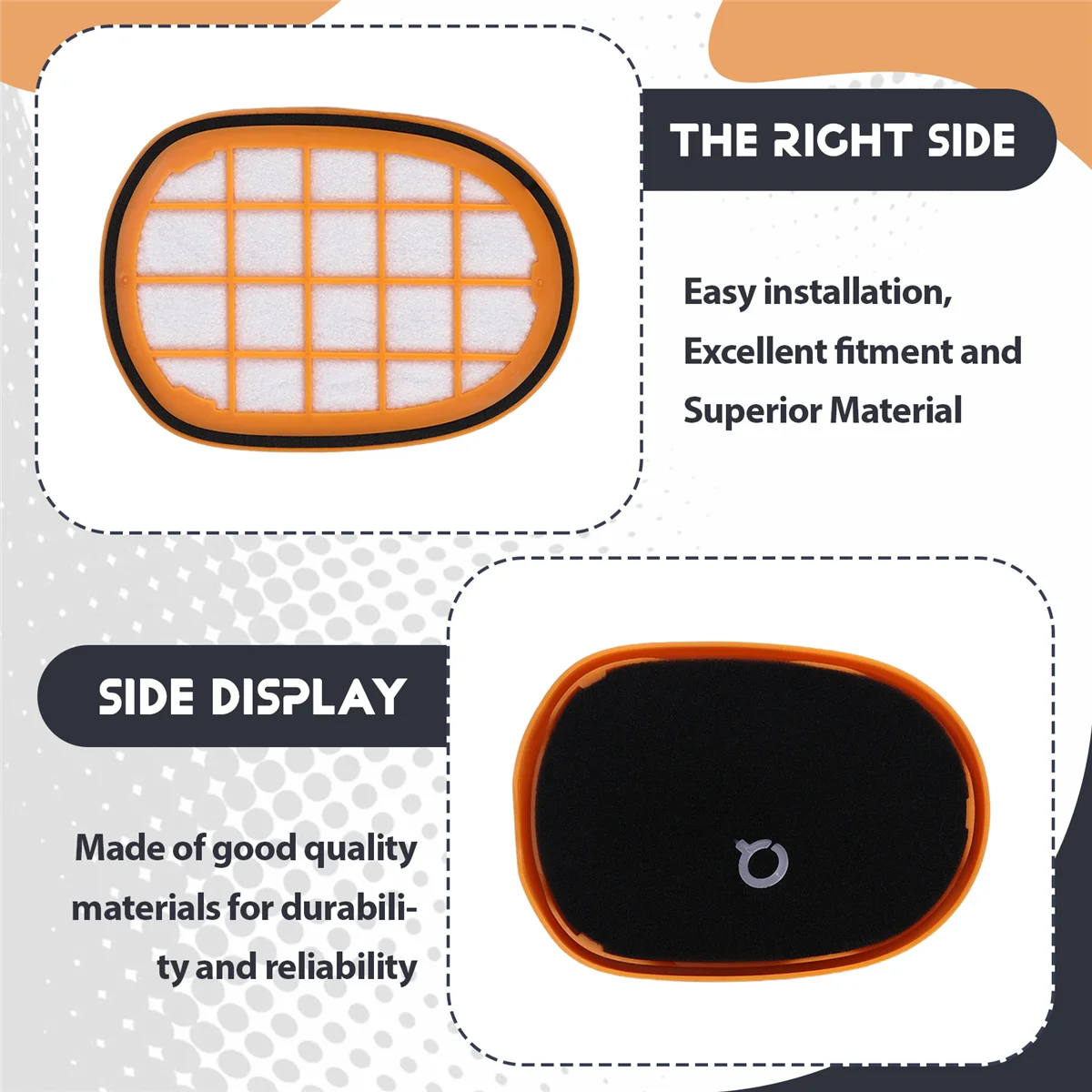 ขาย! 4แพ็คFC5005/01เปลี่ยนชุดกรองอุปกรณ์เสริมสําหรับPhilips SpeedPro Maxเครื่องดูดฝุ่นไร้สายFC6802, FC6812