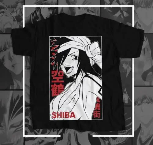 MEN / WOMEN JAPANESE Anime Manga Bleach Kukaku Kaien Shiba T-Shirt