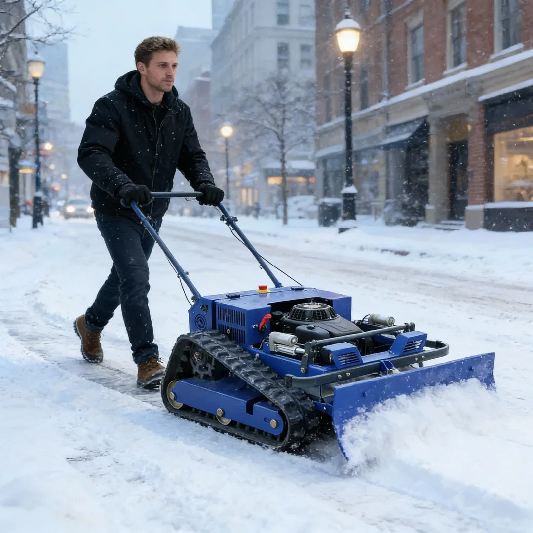 

Индивидуальная автоматическая коммерческая газонокосилка с дистанционным управлением, машина для резки гусеничной травы для очистки зимнего снега