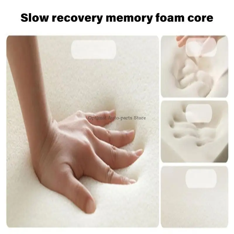 Large Memory Foam Cushion for Office Chair Car Home Use Tailbone Relief and Posture Support