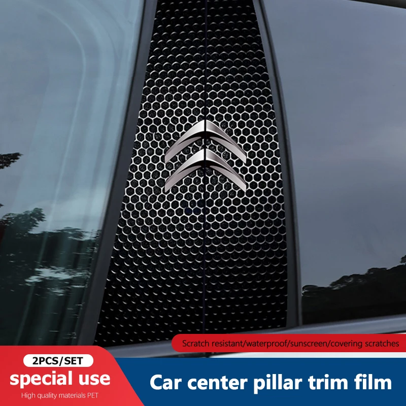 

Car Center Pillar Anti-scratch Protective Film Decoration Sticker For Citroen C4 C3 C5 C-Crosser C-Elysee e-C3 Cactus C1 C6 C2