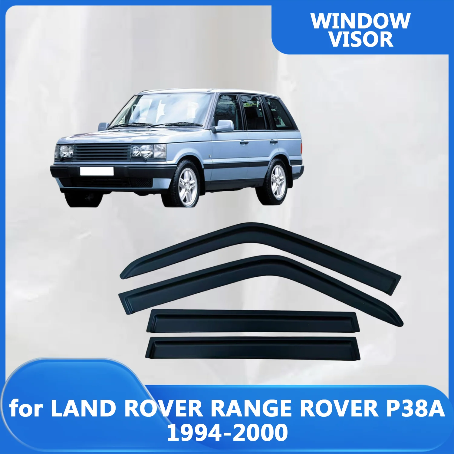 

Window Visor for LAND ROVER RANGE ROVER 1994 1995 1996 1997 1998 1999 2000 Wind Deflectors Rain Guards Door Visor Vent Shades
