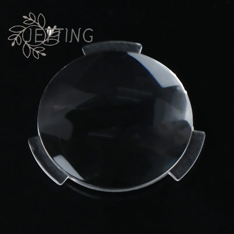 Hot 2Pcs BiConvex Ultra Clear Lens For Google Cardboard Virtual Reality 3D VR Glasses 2-5mm Thickness 25*45MM