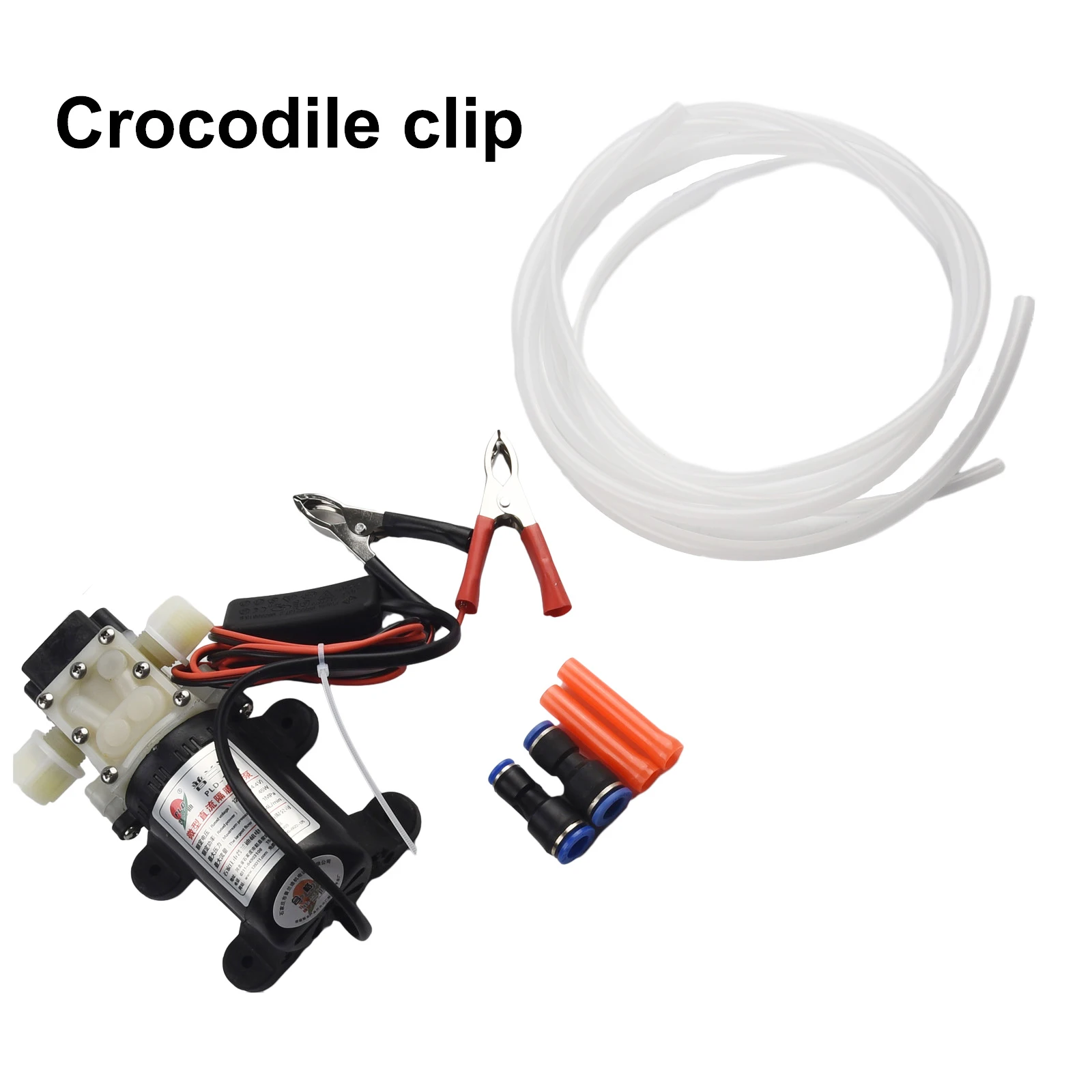 

Oil Pump Fuel Transfer Pump Diaphragm Flexible Safety Self-priming Oil Pump 12V 15M Length Output Hose Practical