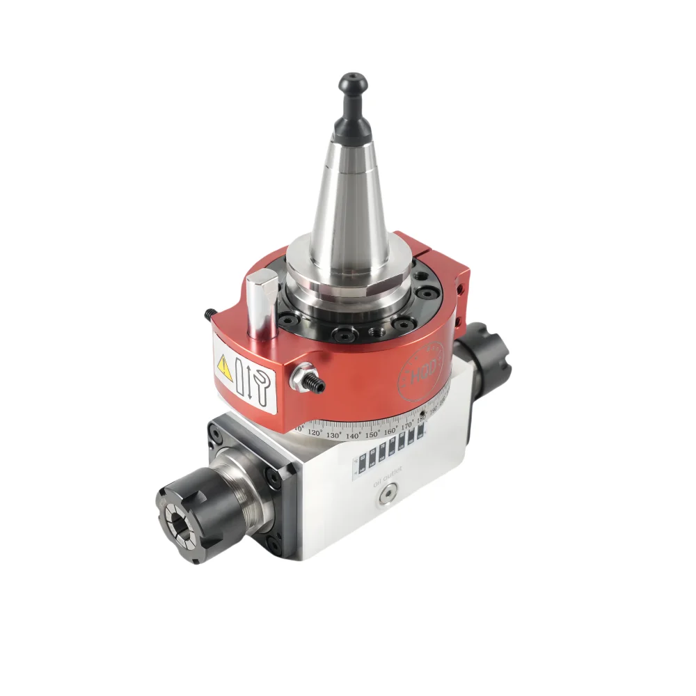 

High Speed Angle Heads Aggregates ISO30 Toolholder ER25 Two Sides for CNC Spindle Motor