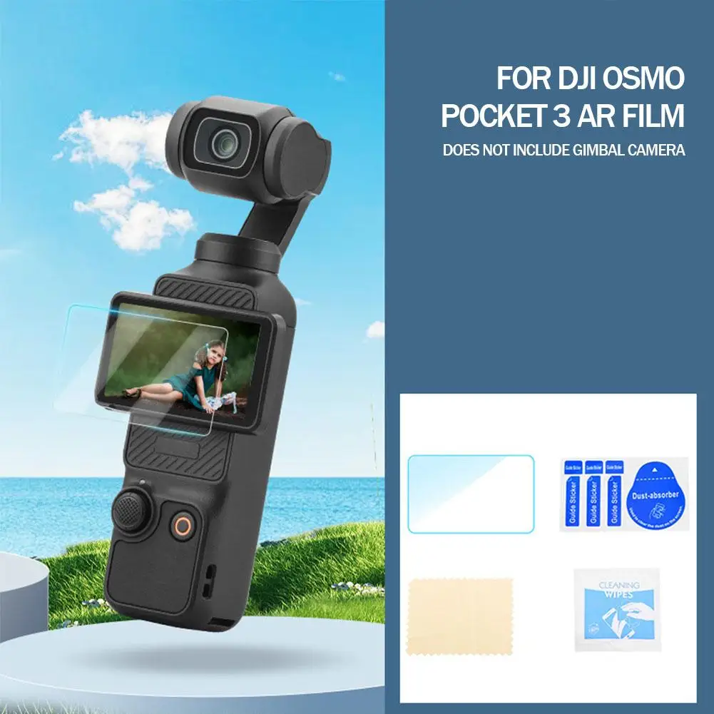 9h vidro temperado rígido protetor de tela para dji osmo POCKET 3, acessórios do filme j0t9