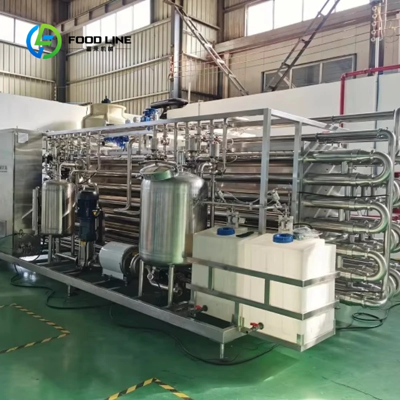Customized Plate Pasteurization Unit Stainless Steel Ultra‑high Temperature Sterilizer for Milk Yogurt Beverage Production Line
