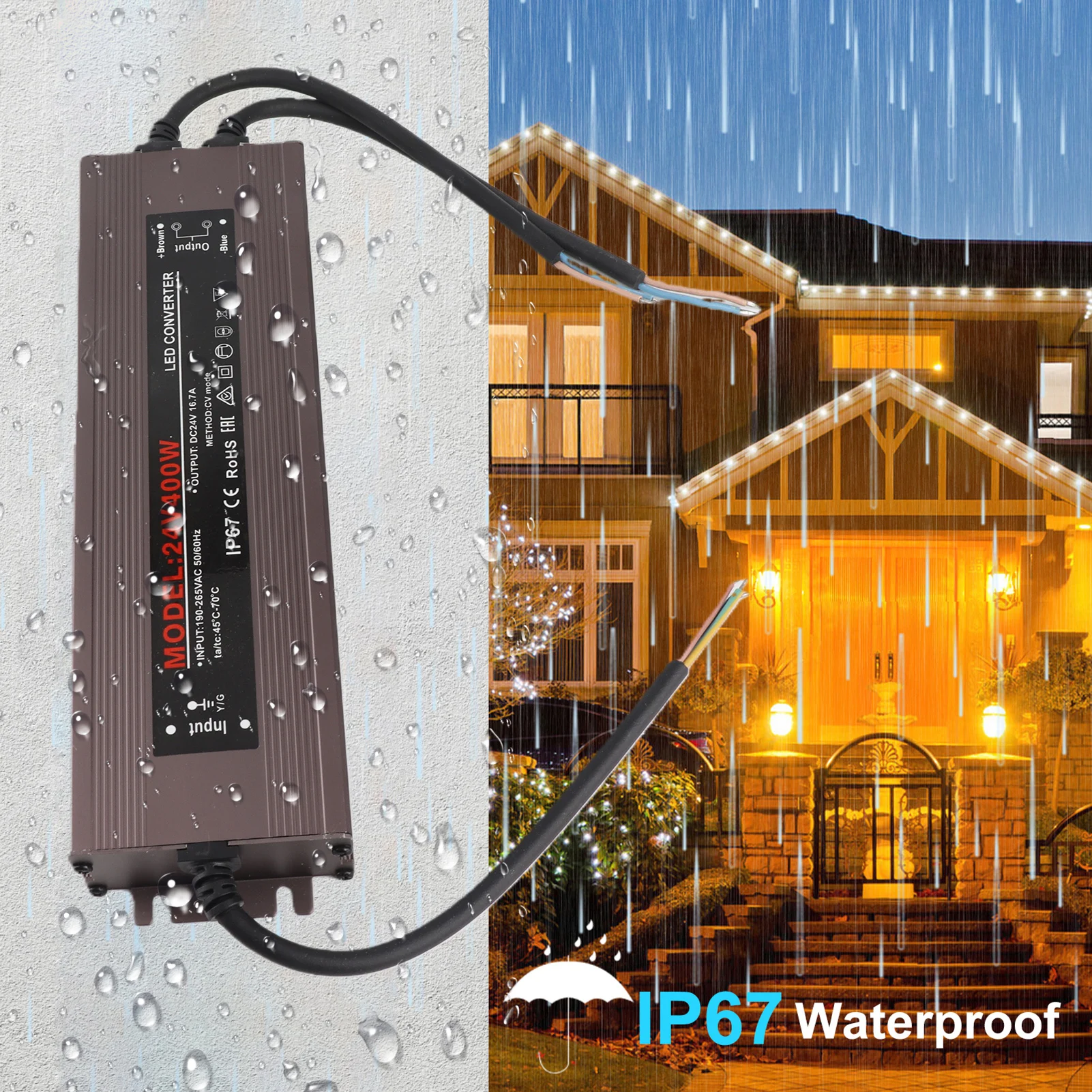 ip67-led-driver-power-supply-adapter-constant-voltage-output-for-led-strip-light-outdoor-lightbox-signboard