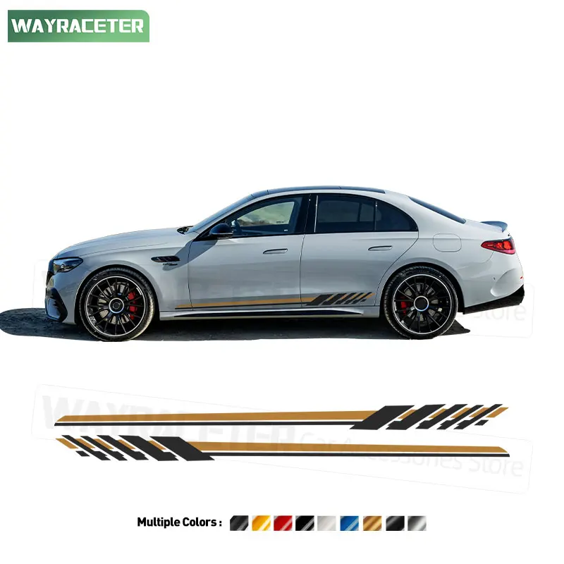 

2 шт. наклейка с боковыми полосками на дверь Final Edition для Mercedes Benz E Class 2025 2024 W214 E53 AMG Estate S214 E300 E450 E220d E200