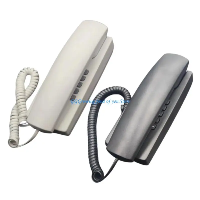 

H9EB Corded Landline Telephone Wall Mountable Desk House Phones with Large Buttons