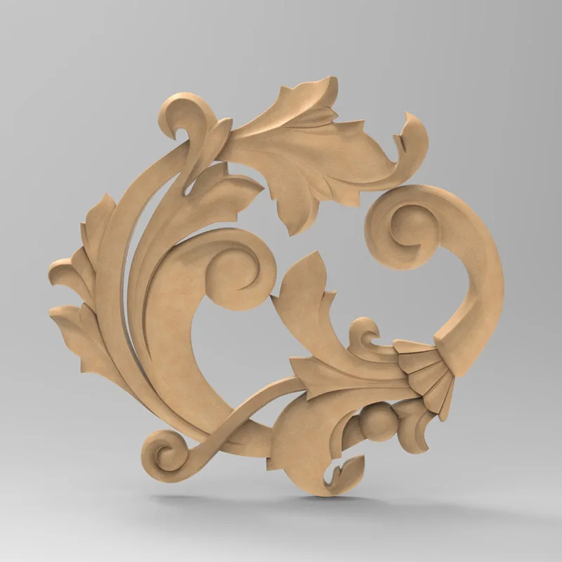زهرة ورقة نحت 35 قطعة/المجموعة STL نماذج ثلاثية الأبعاد نموذج الإغاثة ل CNC ، Artcam ، أسباير ، الديكورات ثلاثية الأبعاد زخرفة الأثاث ديكور