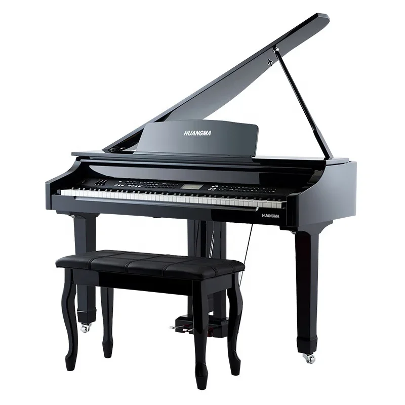 HUANGMA HD-W086 China Modern New Technology 88 Keys Factory Cheap Price MINI Grand Digital Piano