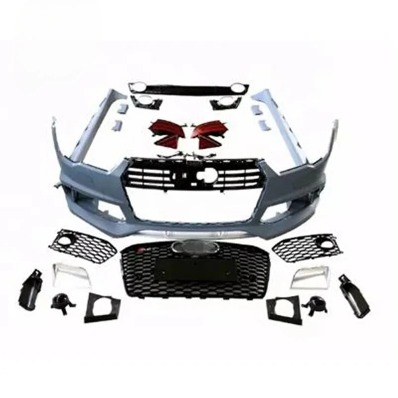 

RS7 Bodykit for Audi A7 S7 Upgrade RS7 Front Car Bumper Grill Side Skirt Diffuser Tips Taillights