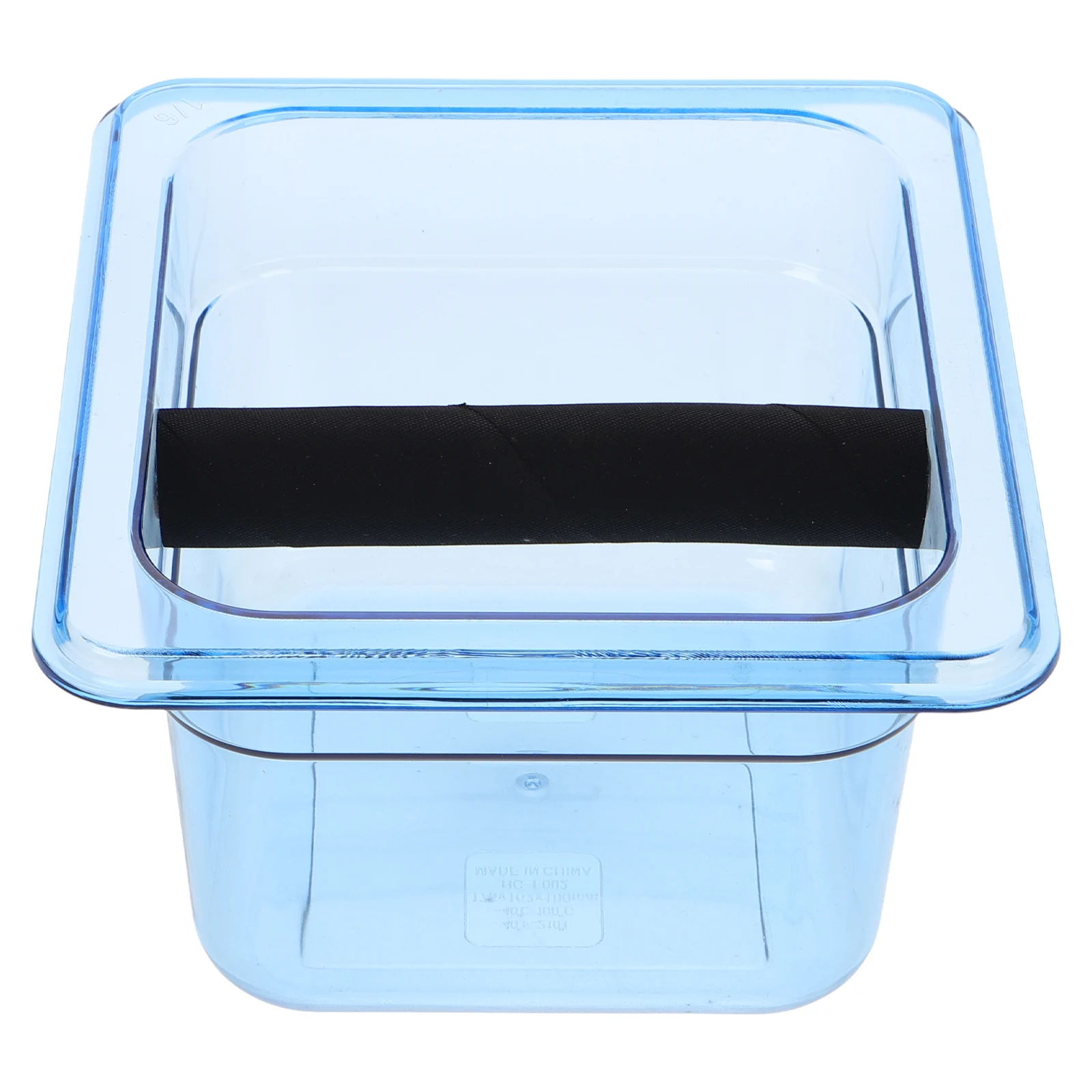

Acrylic Coffee Grounds Bucket Espresso Waste Bin Container Tamping Station Pucks Large Anti Slip Powder Residue Holder