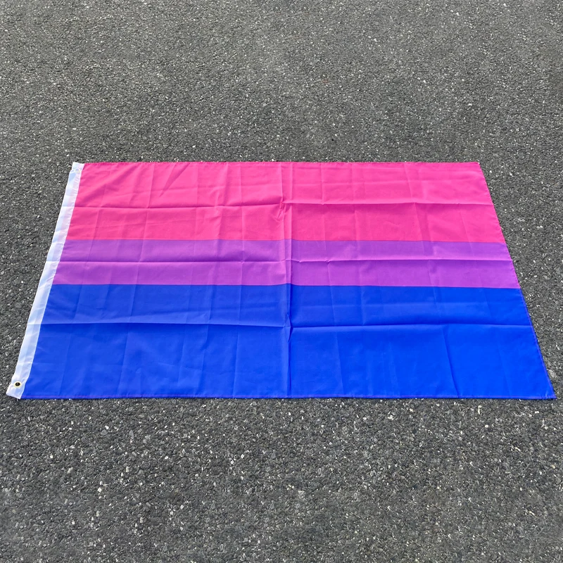 Aerlxemrbrae  90*150cm    Bisexual Pride Flag LGBT SizeRainbow   flag    lgbt Gay rainbow Progress Pride banner