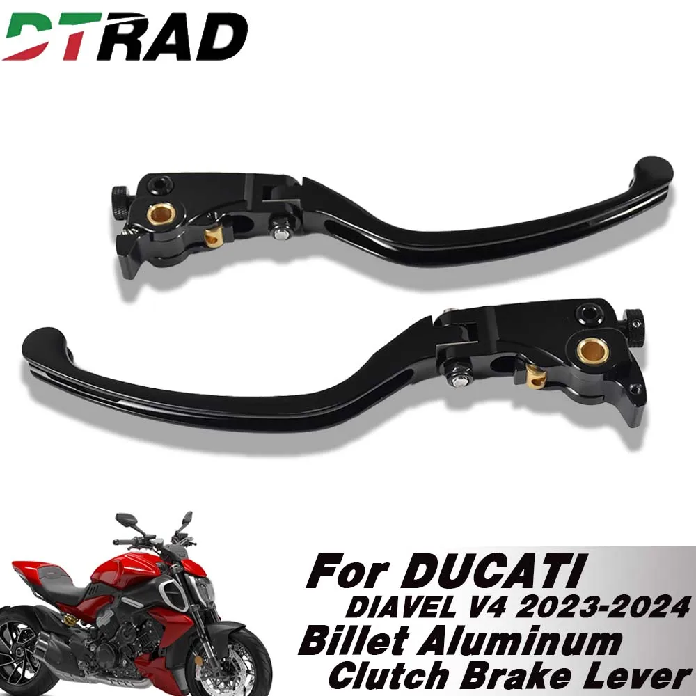 

For DUCATI DIAVEL V4 2023-2025 Motorcycle Front Adjustable Brake Clutch Lever RCS Folding Control Handles Aluminum Accessories