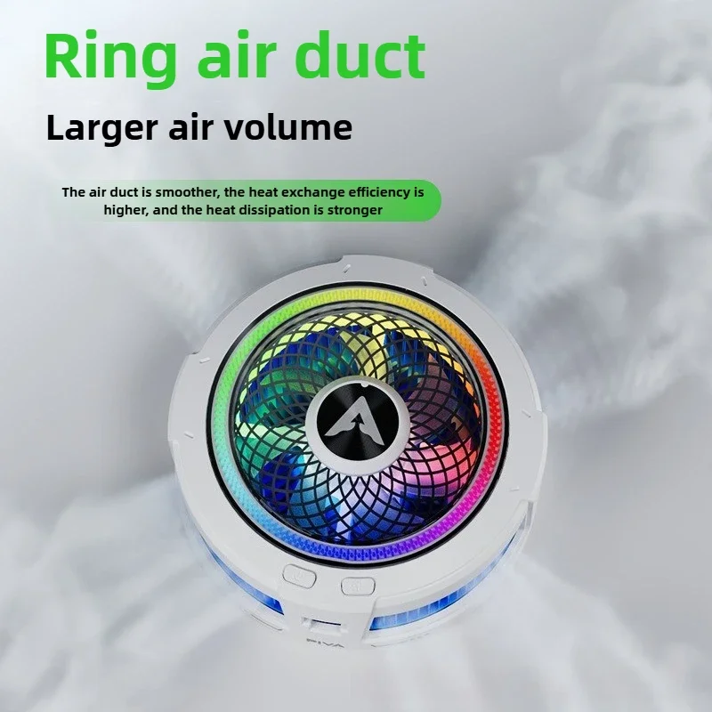 

PIVA B2 Mobile Phone Cooler Magnetic/ Back-clip Semiconductor Cooling Radiator 2 Gears Adjustment for IOS Android Cool Heat Sink