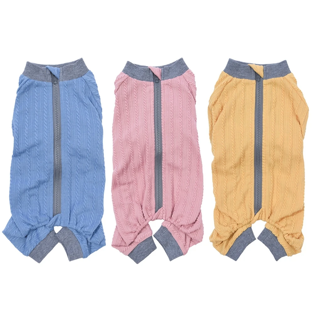 Dog Pajamas Pet Clothes For Small Dogs Cat Pyjama High Elastic Dog Puppy Jumpsuit for Dogs Sleepingwear Warm Clothing Coat