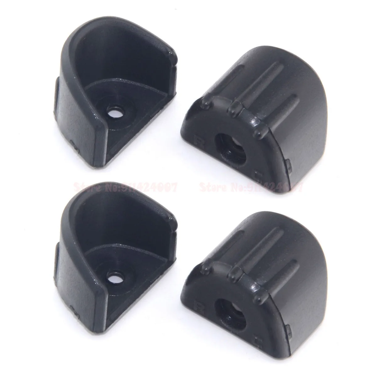 4pcs Shock Absorber & Hydraulic Frame Protection Cover Shock Absorption for RC Car 1/8