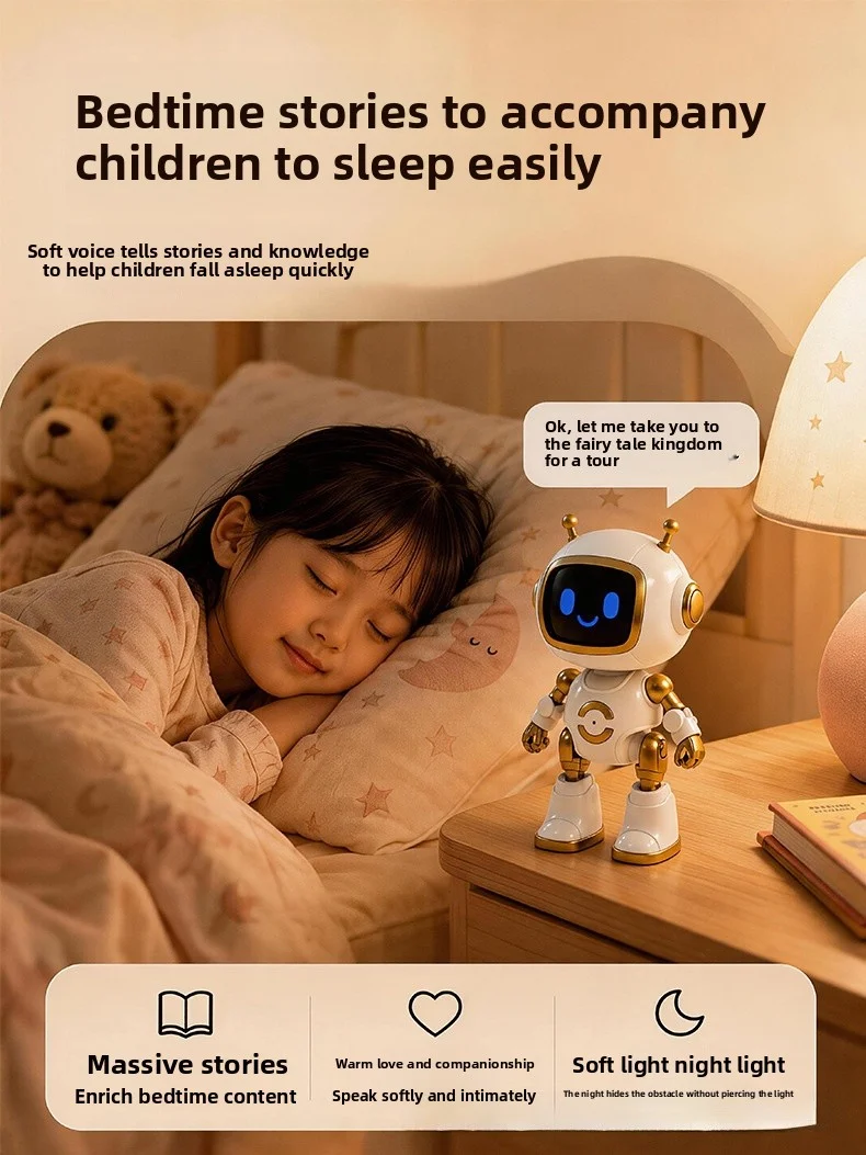 DeepSeek Large AI Robot Doubao Intelligent Dialogue Children's Voice Puzzle Toy Educational Interactive Robot for Kids