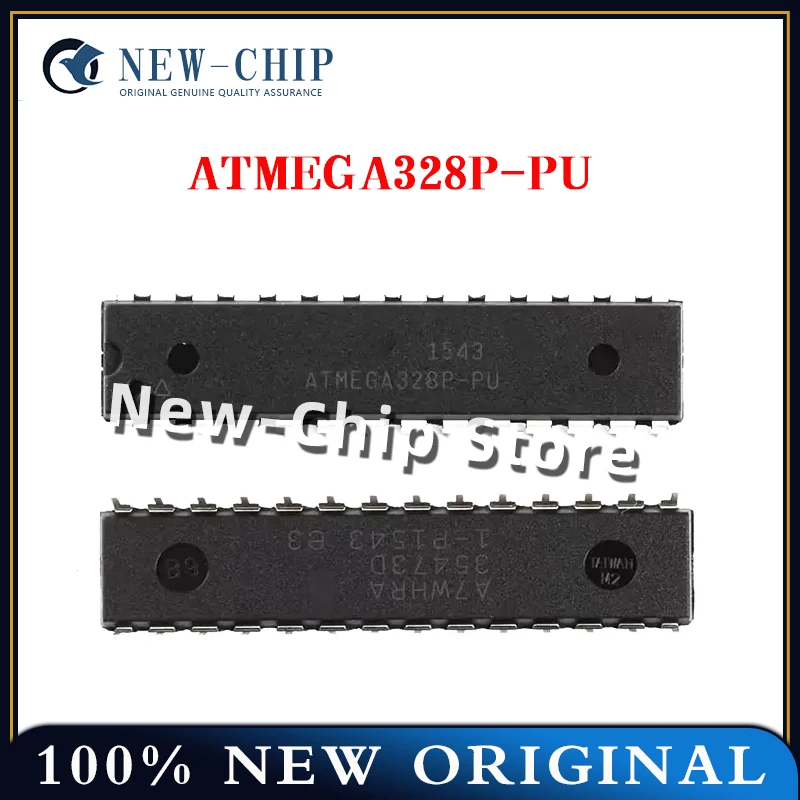 5PCS-100PCS/LOT  ATMEGA328P-PU  DIP-28  AVR 32K flash memory  New Original